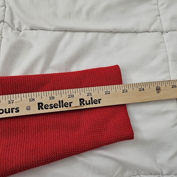 Zara Cardigan Large Red Knit Gold Button Collar Lapel Sweater Bloggers Fave NWOT - Picture 10 of 10